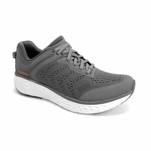 NEW AETREX men's chase arch support sneaker in grey